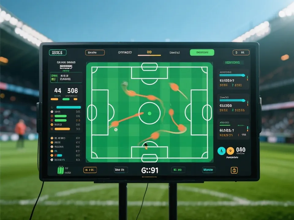 世界杯走地盘口与比赛节奏分析示意图